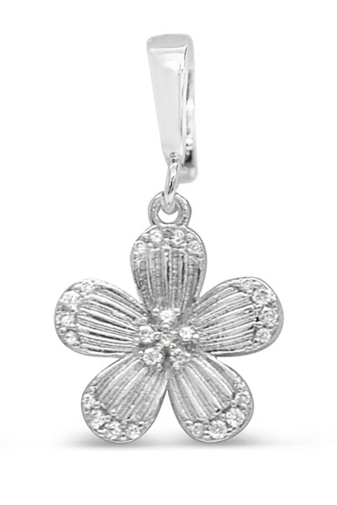 Charm Era Silver Sweet Flower Charm CE-136-S