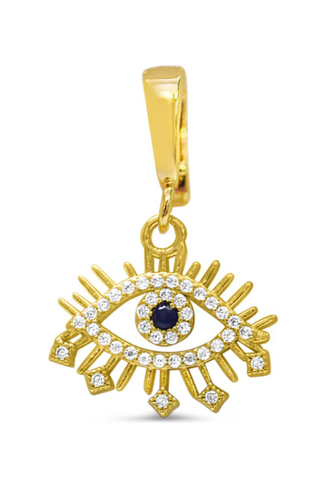 Charm Era Gold Lash Eye Charm CE-106-G