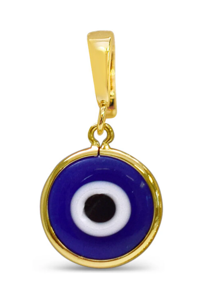Charm Era Gold Round Eye Charm CE-107-G