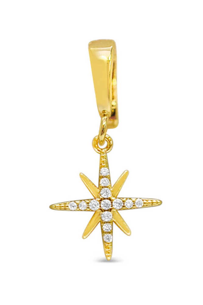 Charm Era Gold Burst Star Charm CE-119-G