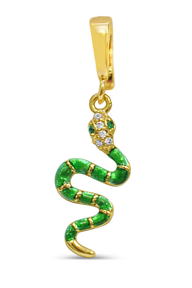 Charm Era Gold Metallic Snake Charm CE-141-G