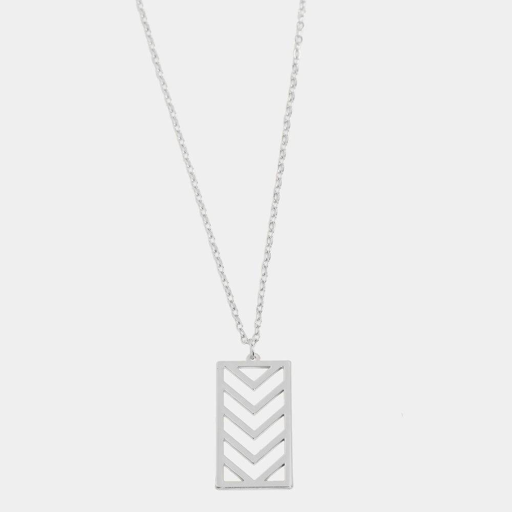 Whispers Chevron Drop Necklace