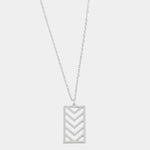 Whispers Chevron Drop Necklace