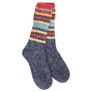 World's Softest Socks Indigo Stripe-524 WRAGGCRW