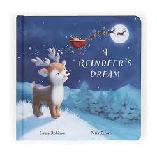 Jellycat Mitzi Reindeer's Dream Book BK4RD