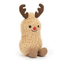 Jellycat I am Amuseable Peanut Reindeer A6PRD