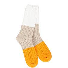 World's Softest Socks Weekend Collection Taupe Multi 75470
