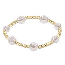 Enewton Admire Gold Bead and Pearl Bracelet BADG3PE