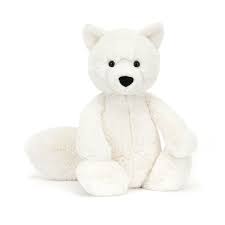 Jellycat I am Bashful Arctic Fox Original BAS3AFX