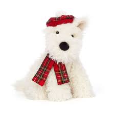 Jellycat I am Winter Warmer Monroe Scottie Dog MUN3FSD