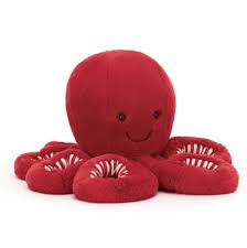 Jellycat I am Cranberry Octopus Large CRAN2OC