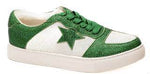 Corky's Legendary Sneakers Green Crystals