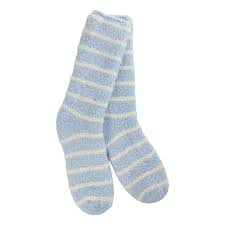 World's Softest Socks Candy Stripe Blue 74552