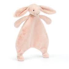 Jellycat I am Bashful Blush Bunny Comforter CMF4BLU