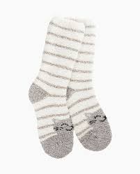 World's Softest Socks Cat Stripe 75098