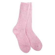 World's Softest Socks Candy Pink Crew 75232