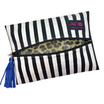 Makeup Junkie Medium Bag - Glam Stripe