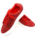 Corky's Bedazzle Sneakers Red Rhinestones