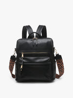 Jen & Co Black Amelia Backpack BP1993-BK