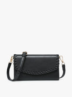 Jen & Co Black Kyle Crossbody Wallet M2345-BK