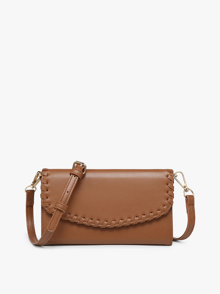 Jen & Co Brown Kyle Crossbody Wallet M2345-BR