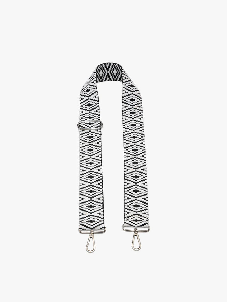 Jen & Co Black Bohemian Adjustable Guitar Strap STPBO-BK