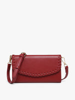 Jen & Co Merlot Kyle Crossbody Wallet M2345-MRLT