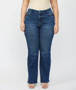 Mica Curvy High Rise Boot Cut Jeans MXP-B167DK