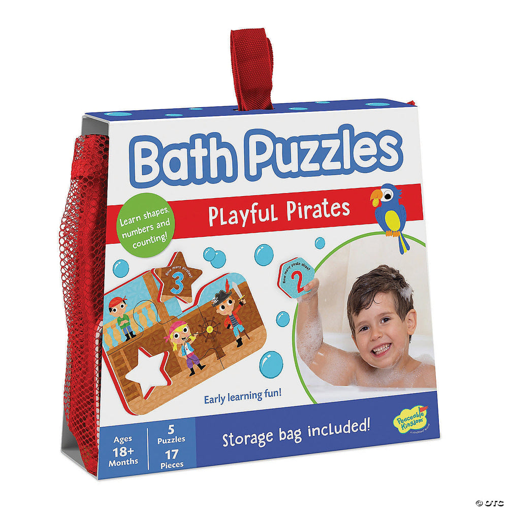 
            
                Load image into Gallery viewer, Playful Pirates Bath Puzzle BP01 Peaceable Kingdom
            
        