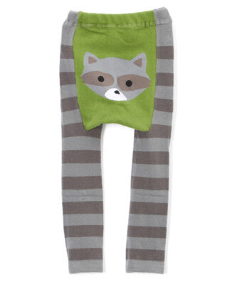 Doodle Pants Woodland Raccoon Cotton Leggings