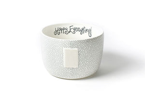 Happy Everything Stone Small Dot Big Bowl HAPEV-BWL-STN