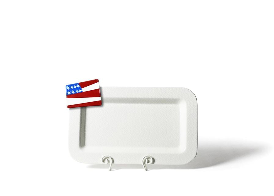 
            
                Load image into Gallery viewer, Happy Everything White Small Dot Mini Rectangle Entertaining Platter 165-SDOT-WT2
            
        