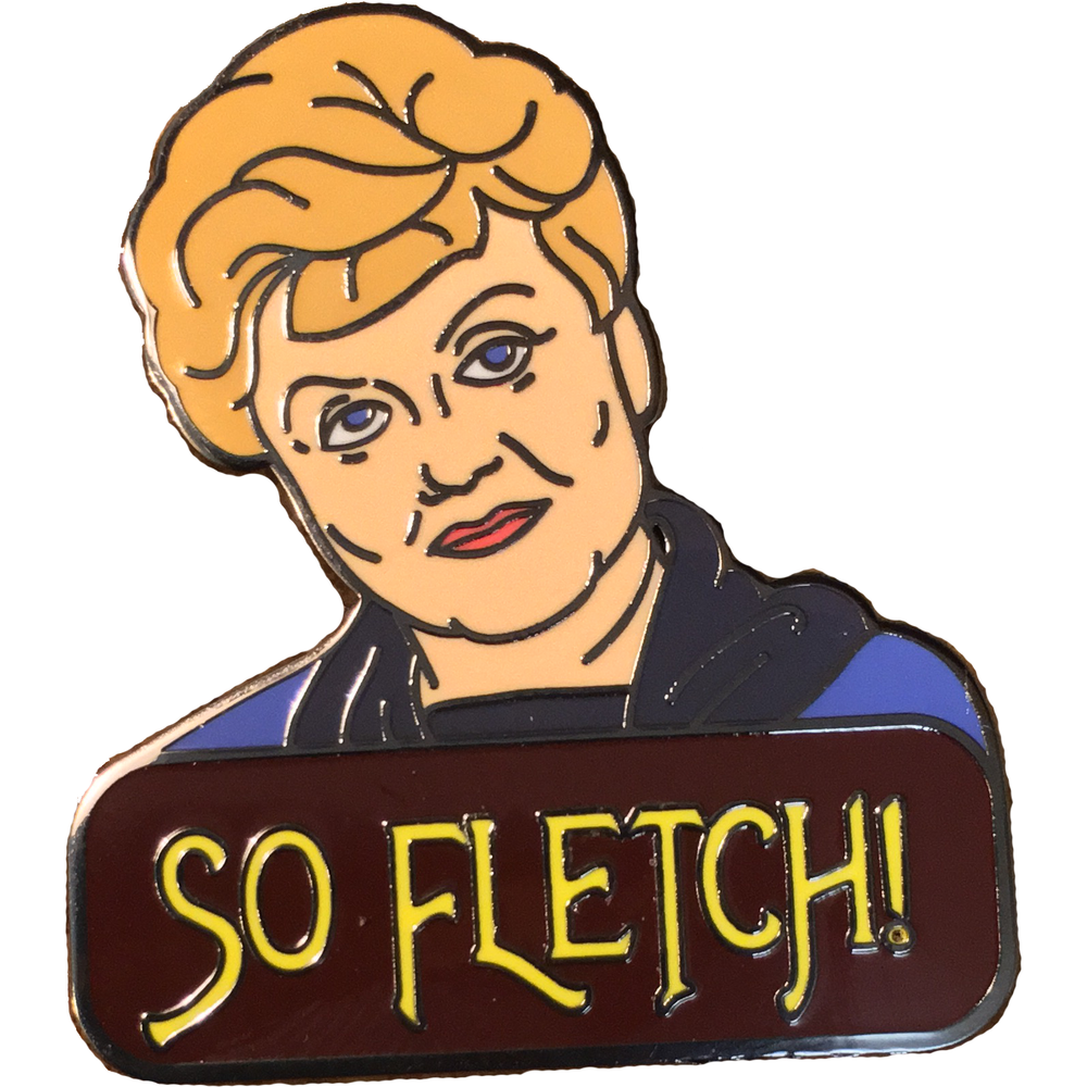 
            
                Load image into Gallery viewer, Murder, She Wrote So Fletch Enamel Pin
            
        