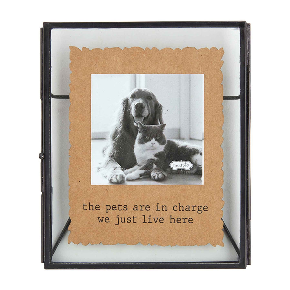 
            
                Load image into Gallery viewer, Mud Pie Pets are in Charge Glass Frame 46900483P
            
        