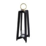 Mud Pie Small Black Wooden Lantern *PICK UP ONLY* 40320086S