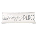 Mud Pie Our Happy Place Long Pillow 41600069
