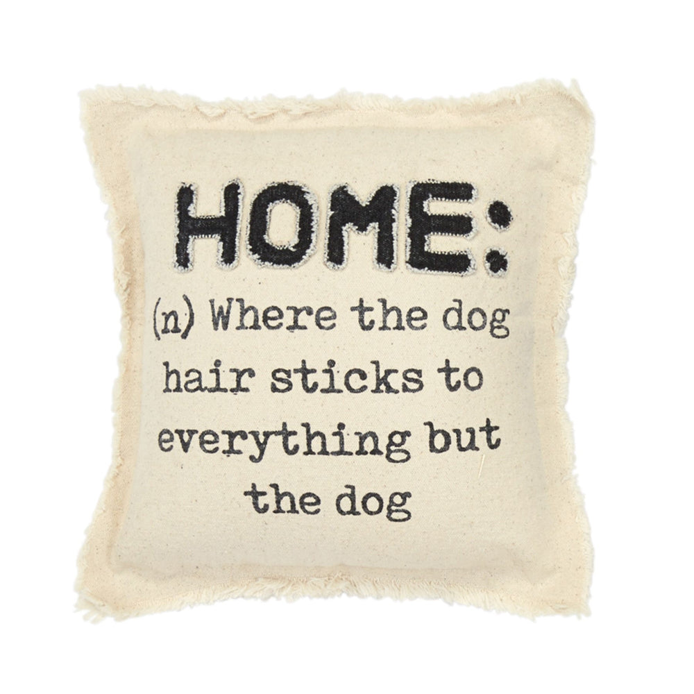 Mud Pie Home Washed Canvas Dog Pillow 41600359H