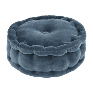
            
                Load image into Gallery viewer, Mud Pie Velvet Tufted Pillow Blue
            
        
