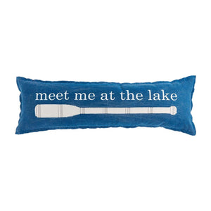 Mud Pie Meet Me at the Lake Long Pillow 41600498