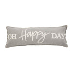 Mud Pie Happy Day Long Pillow 41600611 *PICK UP ONLY*