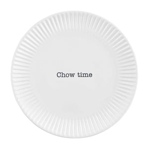 Mud Pie Chow Time Melamine Salad Plate 42200073C