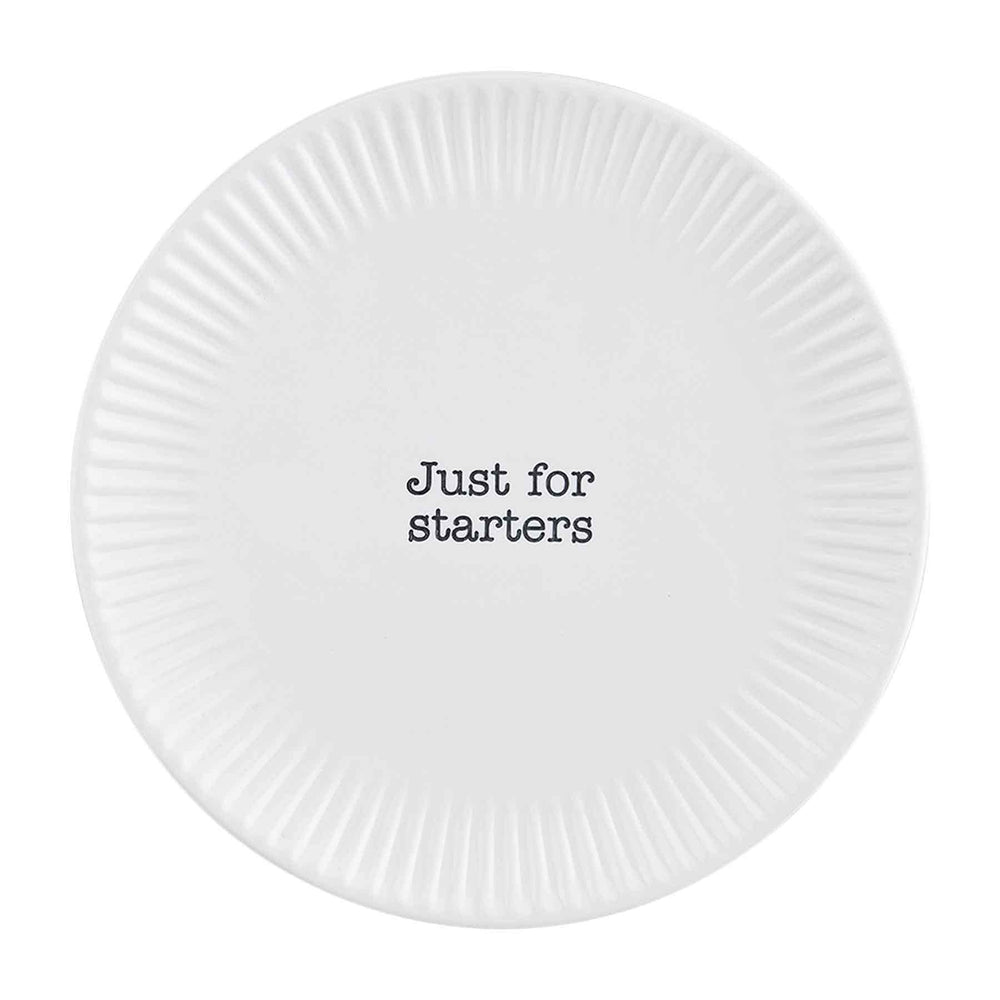 Mud Pie Melamine Just for Starters Salad Plate 42200073S