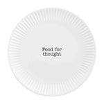 Mud Pie Melamine Food for Thought Salad Plate 42200073T