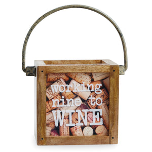 Nine To Wine Mini Wine Cork Display Box