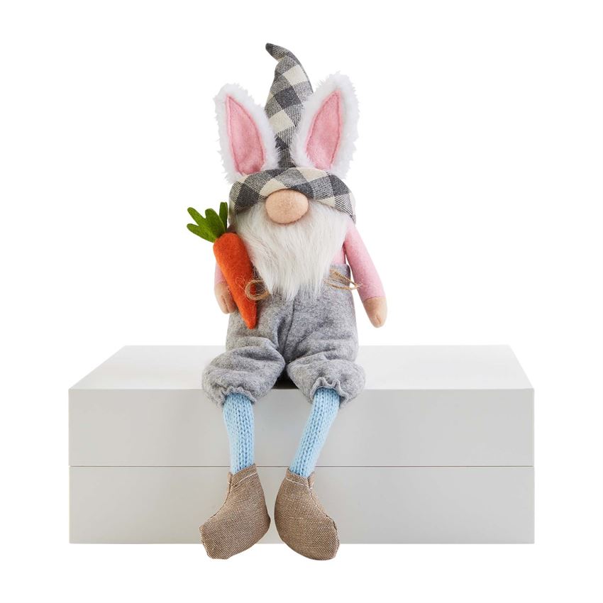 Mudpie Carrot Bunny Ears Spring Gnome