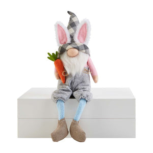 Mudpie Carrot Bunny Ears Spring Gnome