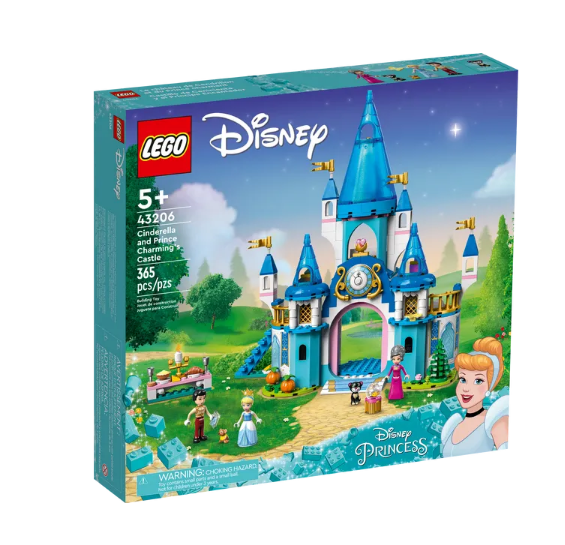 LEGO 43206 Disney Cinderella and Prince Charming's Castle