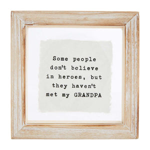 Mud Pie Small Grandpa Plaque 43400137