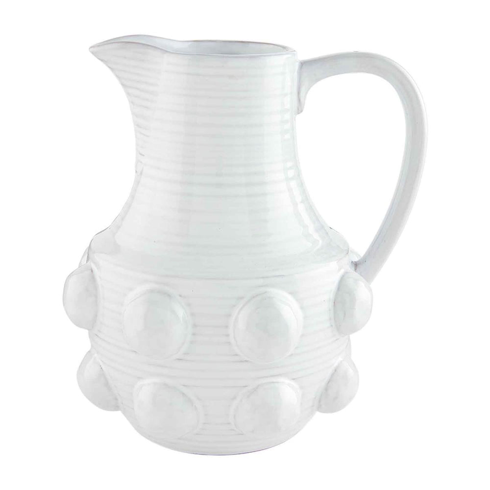 Mud Pie Glazed Beaded Terracotta Pitcher 45500085 *PICK UP ONLY*