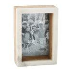 Mud Pie Wood & Marble Shadow 5x7 Frame 46900400L